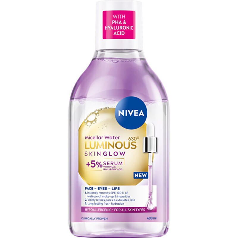 Acqua micellare Nivea Luminous Skin Glow - Acqua micellare 400ml donna