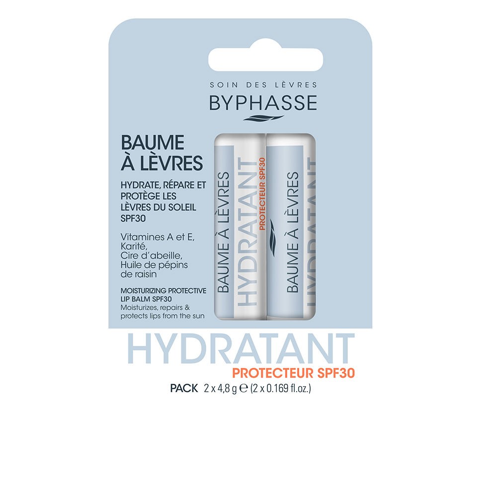 Byphasse Balsamo labbra con protezione SPF30, confezione da 2 unisex