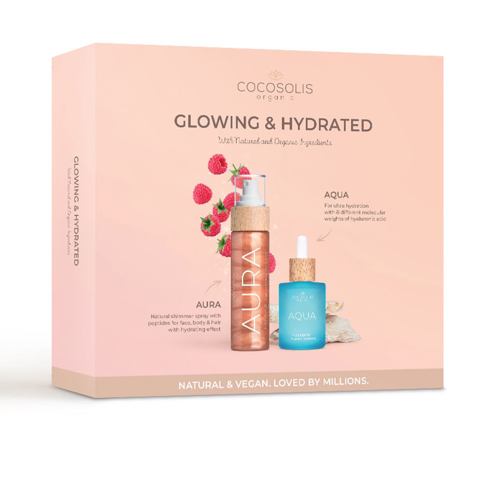 Cocosolis CASSA LUMINOSA E IDRATATA 2 pezzi AURA Peptide Shimmer Spray 100 ml + AQUA Filler-Effect Hyaluron Supreme 50 ml unisex