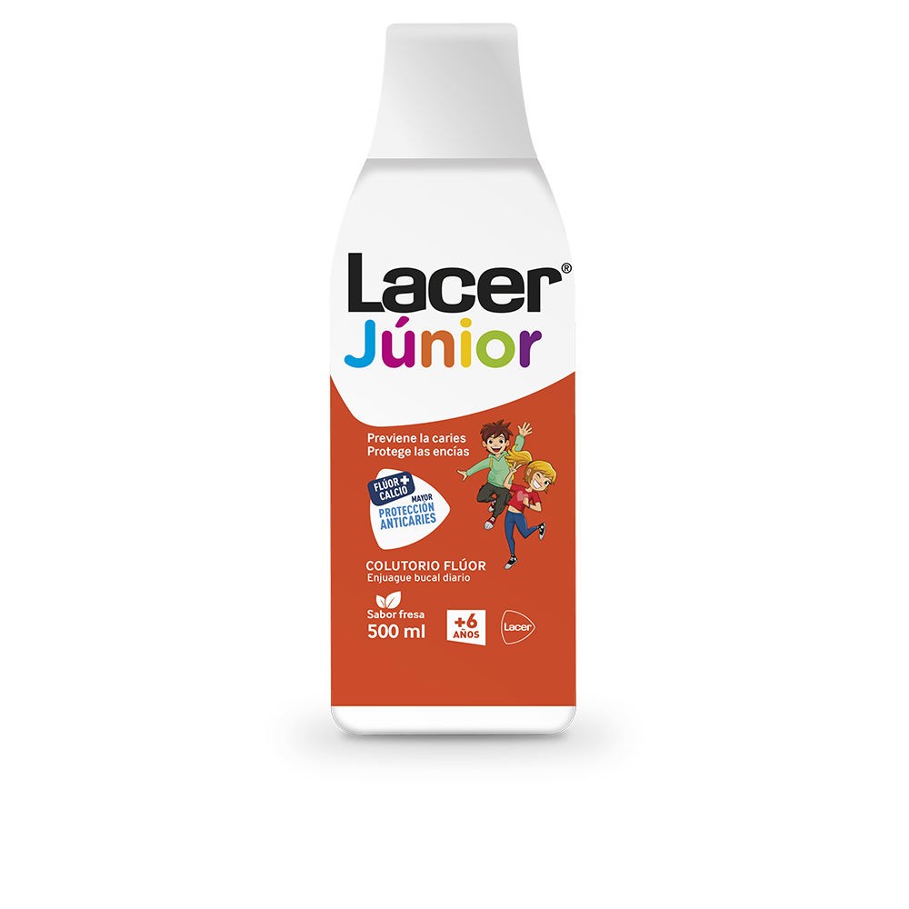 Lacer Collutorio quotidiano al fluoro, gusto fragola 0,05%, 500ml unisex