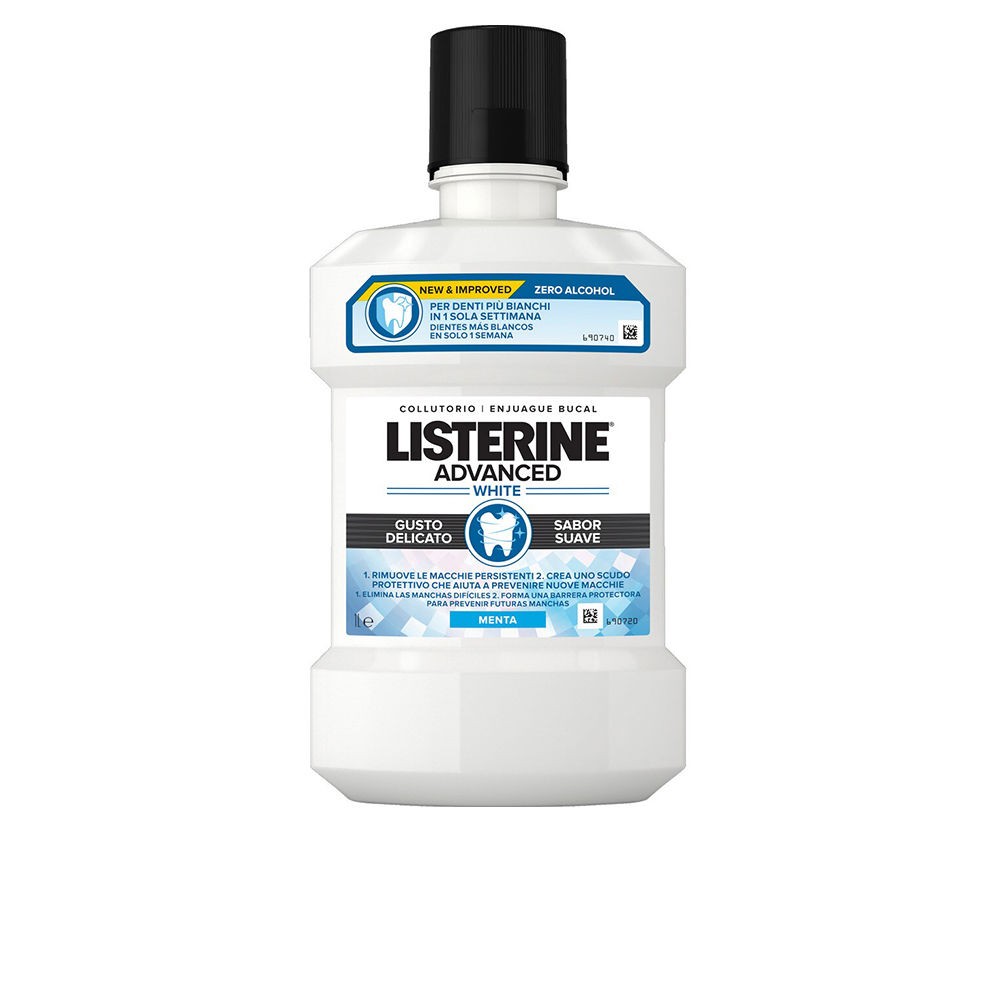 Listerine Collutorio sbiancante avanzato 1000ml unisex