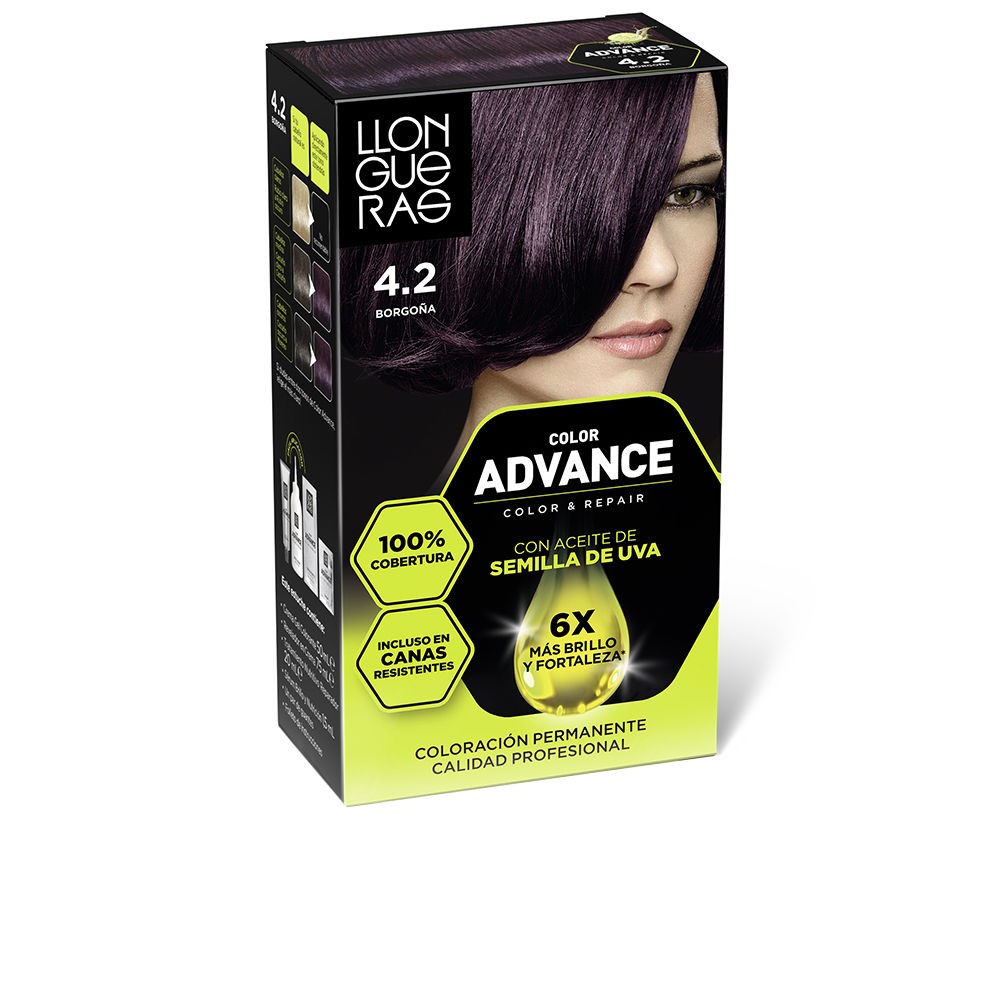 Llongueras COLOR ADVANCE n.4.2 - bordeaux 1 unità unisex