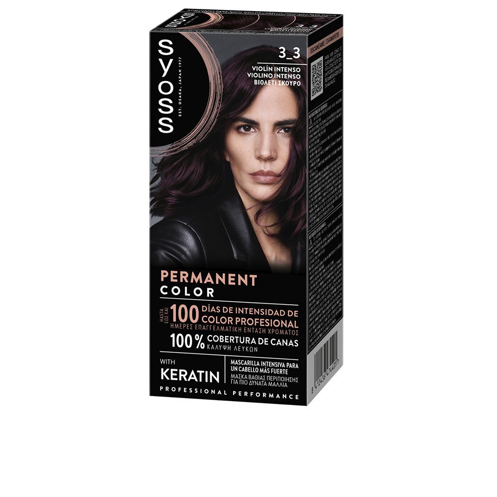 Syoss COLORE PERMANENTE n.3.3-Violino Intenso 1 u unisex