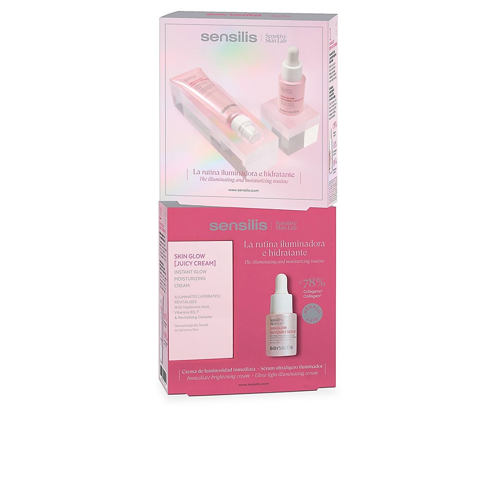 Sensilis CONFEZIONE DA 2 CREME SKIN GLOW JUICY CREAM Cream 50 ml + Serum 15 ml donna