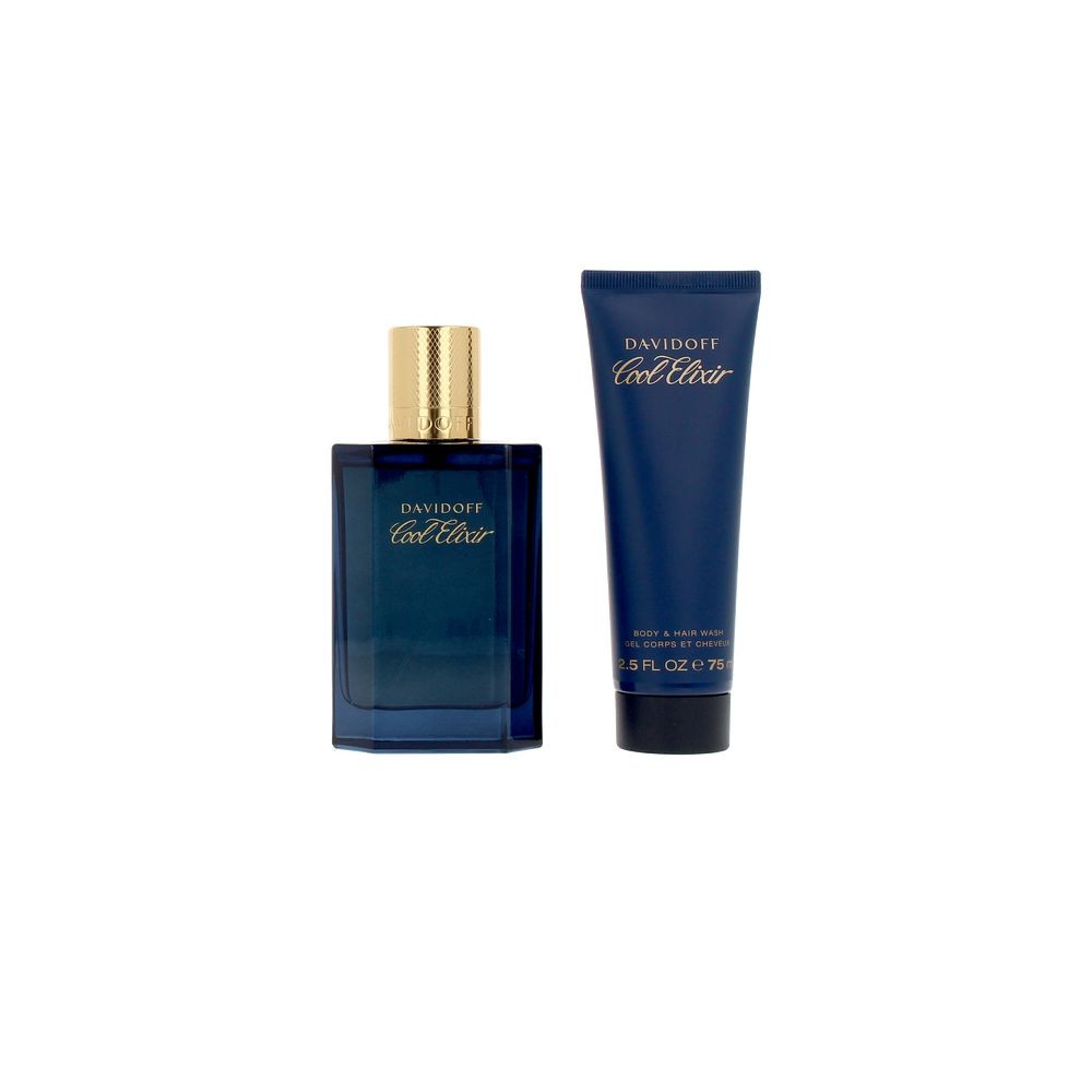 Davidoff COOL ELIXIR PARFUM INTENSE SET DA 2 Eau de Parfum spray 100 ml + Body lotion 75 ml uomo