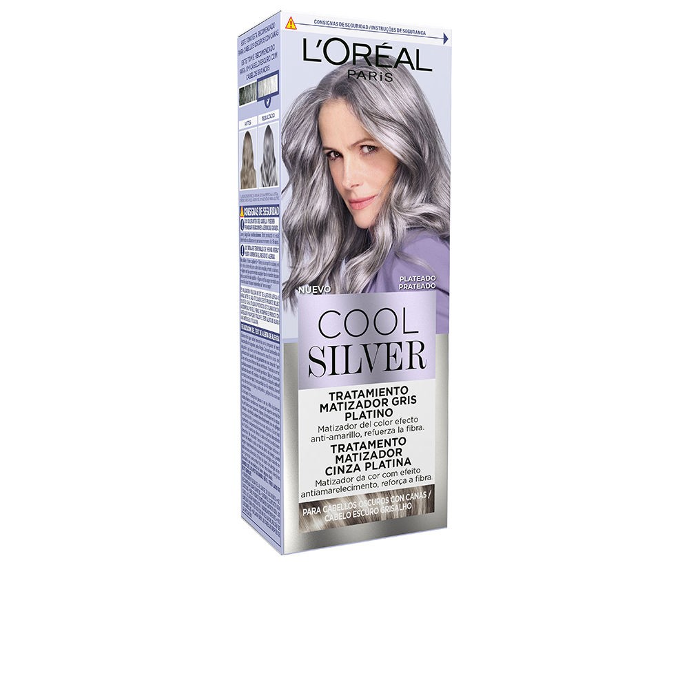 L'Oréal Paris COOL SILVER trattamento tonalizzante per capelligrigi platino n.Argento 1 unità unisex