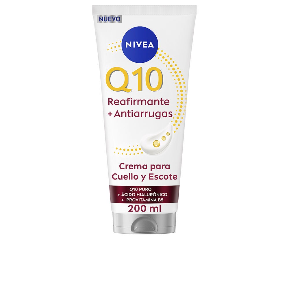 Nivea Crema antirughe rassodante Q10+ per collo e décolleté 200ml unisex