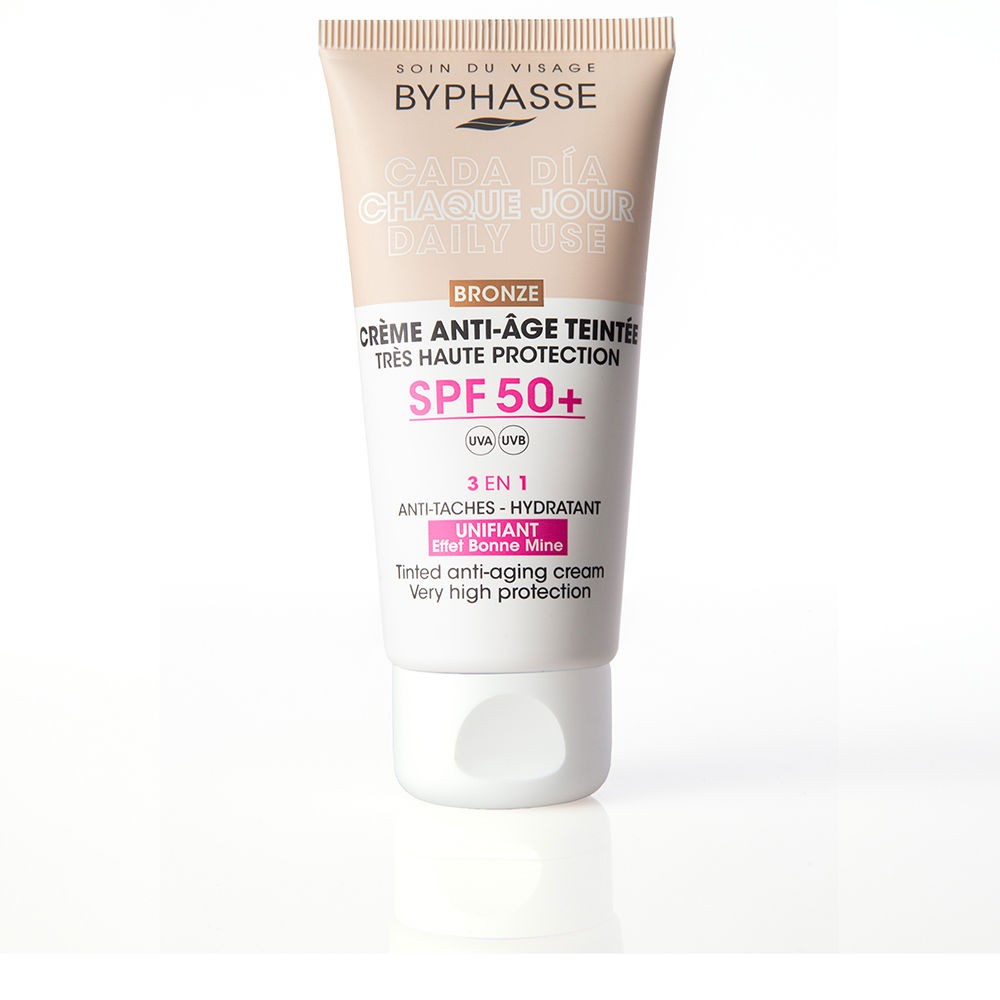 Byphasse Crema viso antietà colorata SPF50+ n.bronzo 50ml donna