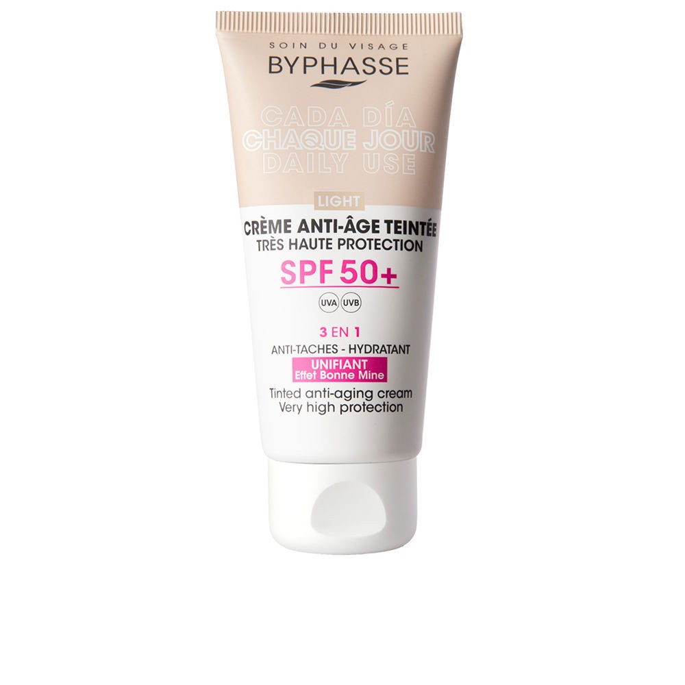 Byphasse Crema viso antietà colorata SPF50+ n.light 50ml donna