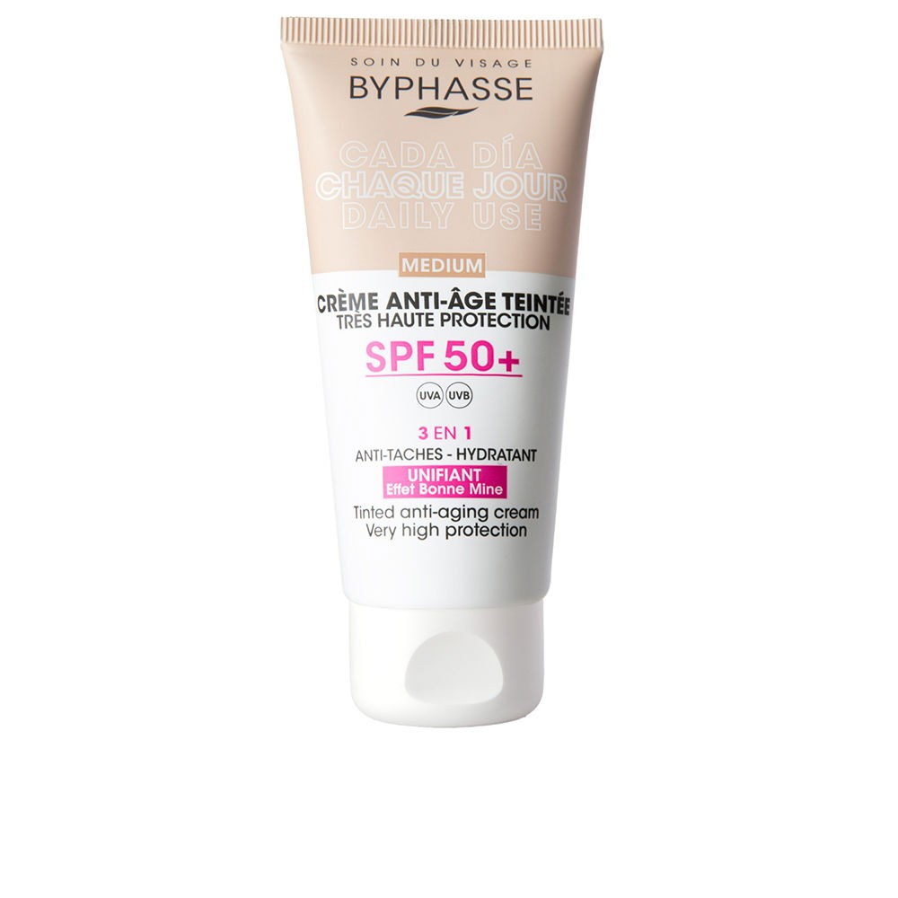 Byphasse Crema viso antietà colorata SPF50+ n.media 50ml donna