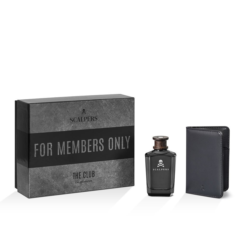 Scalpers SET 2 PEZZI THE CLUB Eau de Parfum spray 125 ml + Wallet uomo