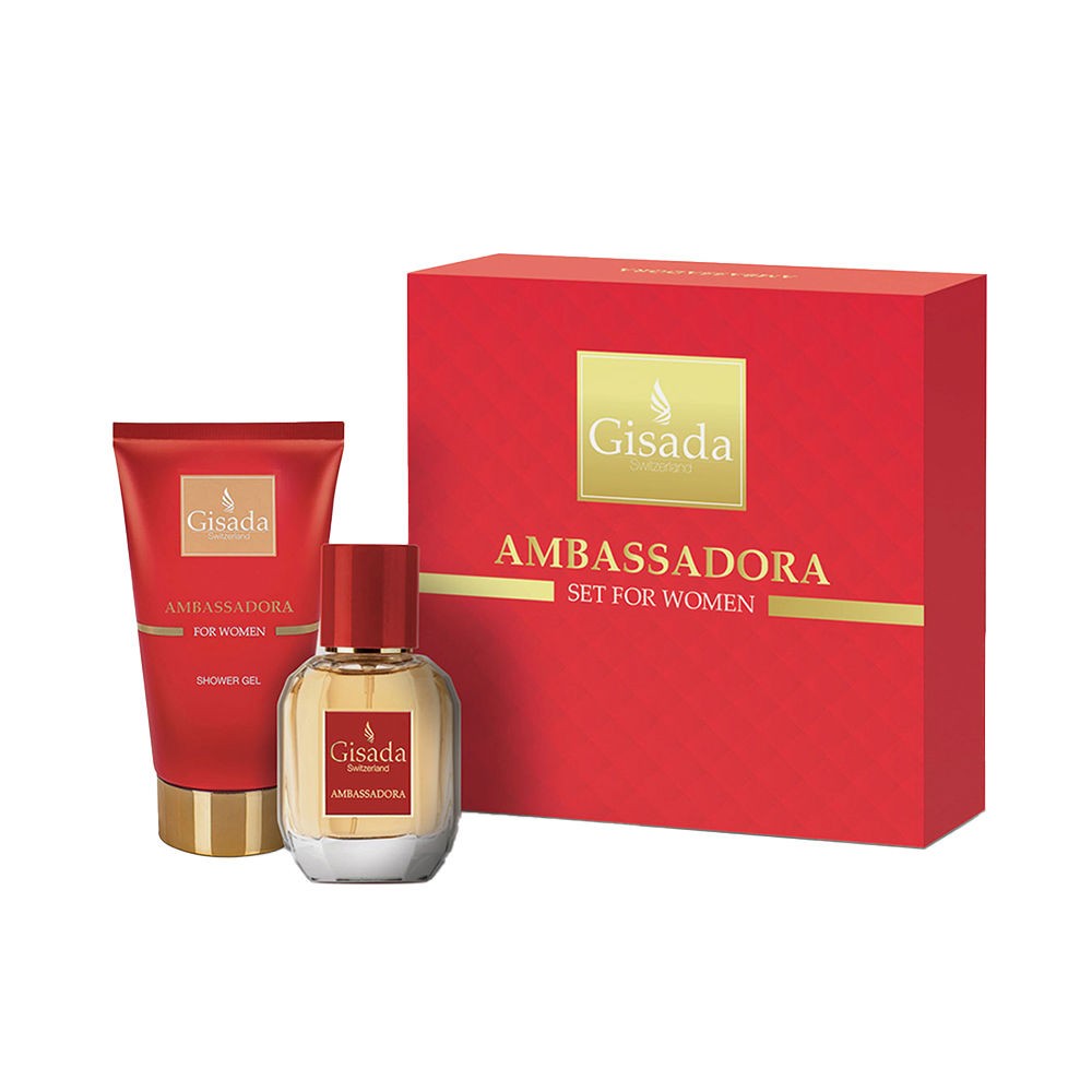 Gisada CUSTODIA AMBASSADORA 2 pezzi Eau de parfum spray 50 ml + shower gel 100 ml donna