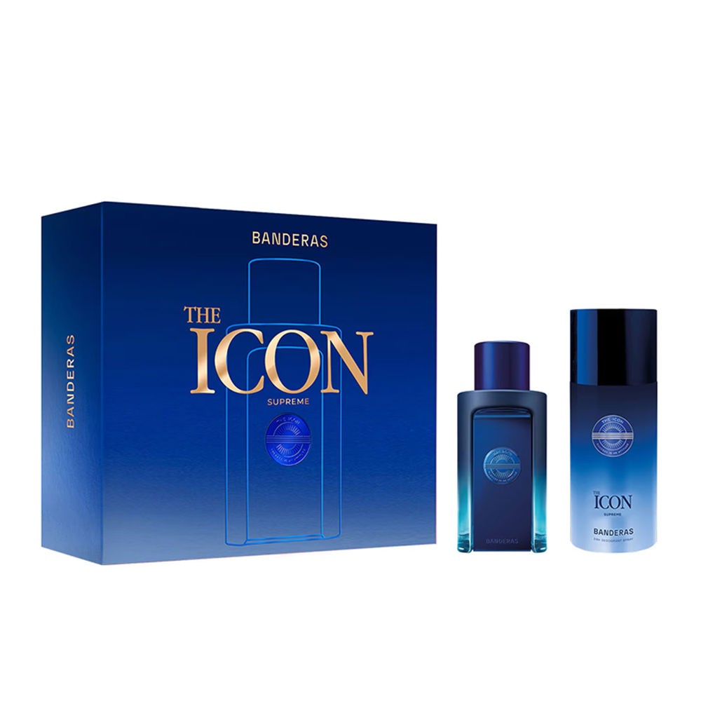 Antonio Banderas SET ICON SUPREM IN 2 PEZZI Eau de Parfum spray 100 ml + deodorant spray 150 ml uomo