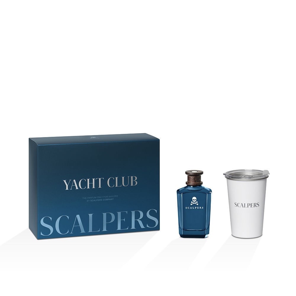 Scalpers SET IN 2 PEZZI YACHT CLUB Eau de Parfum vaporizer 125 ml + Thermal glass 1 unit uomo
