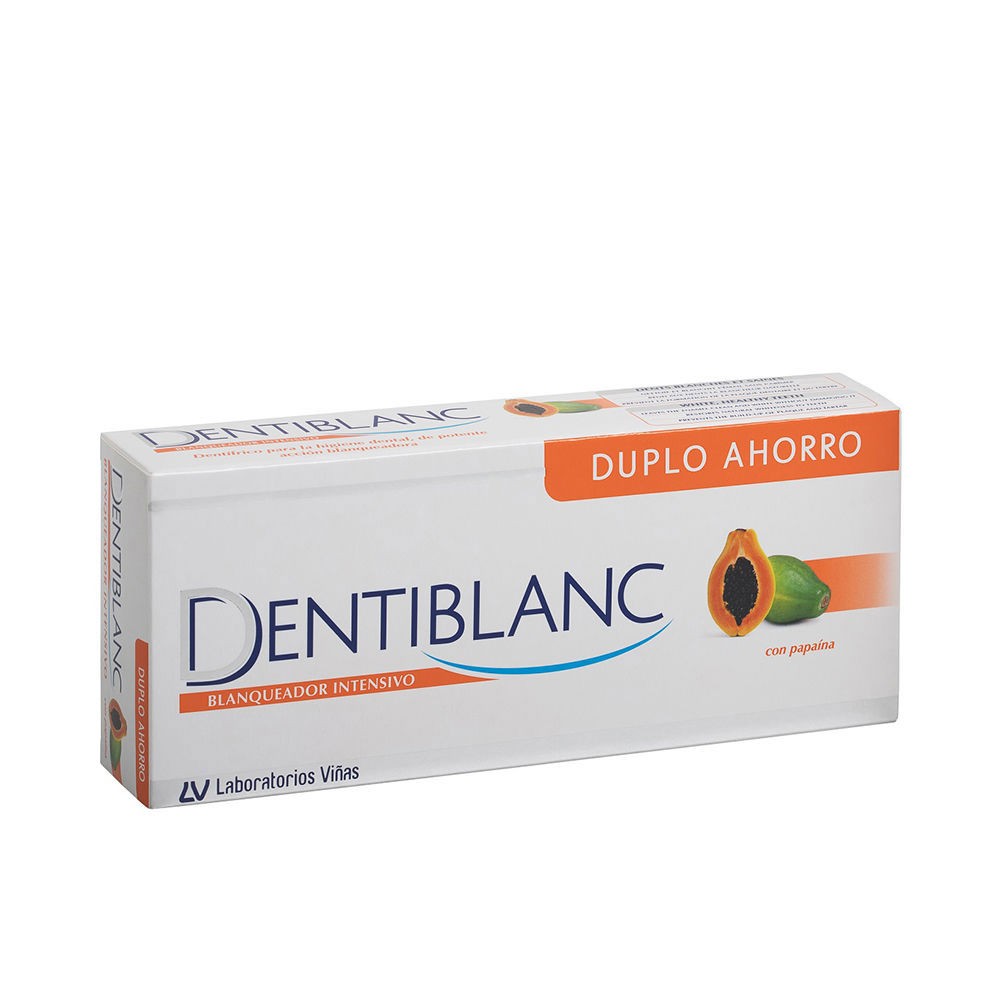 Dentiblanc DENTIBLANC SBIANCAMENTO INTENSIVO con papaya, confezione da 2 x 100ml unisex