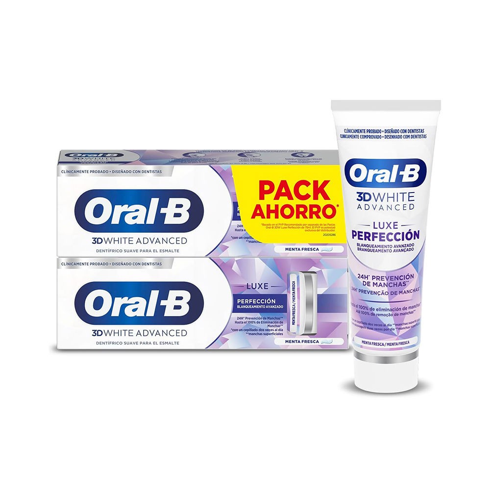 Oral-b Dentifricio 3D WHITE LUXE PERFECTION 2 x 75ml unisex