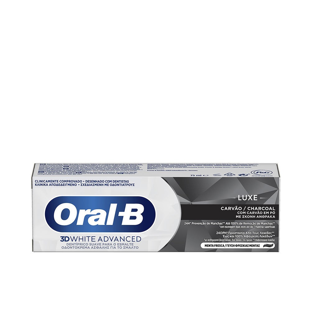 Oral-b Dentifricio al carbone 3D WHITE LUXE 75ml unisex