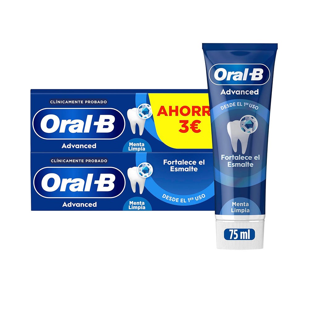 Oral-b Dentifricio rinforzante per smalto 2 x 75ml unisex