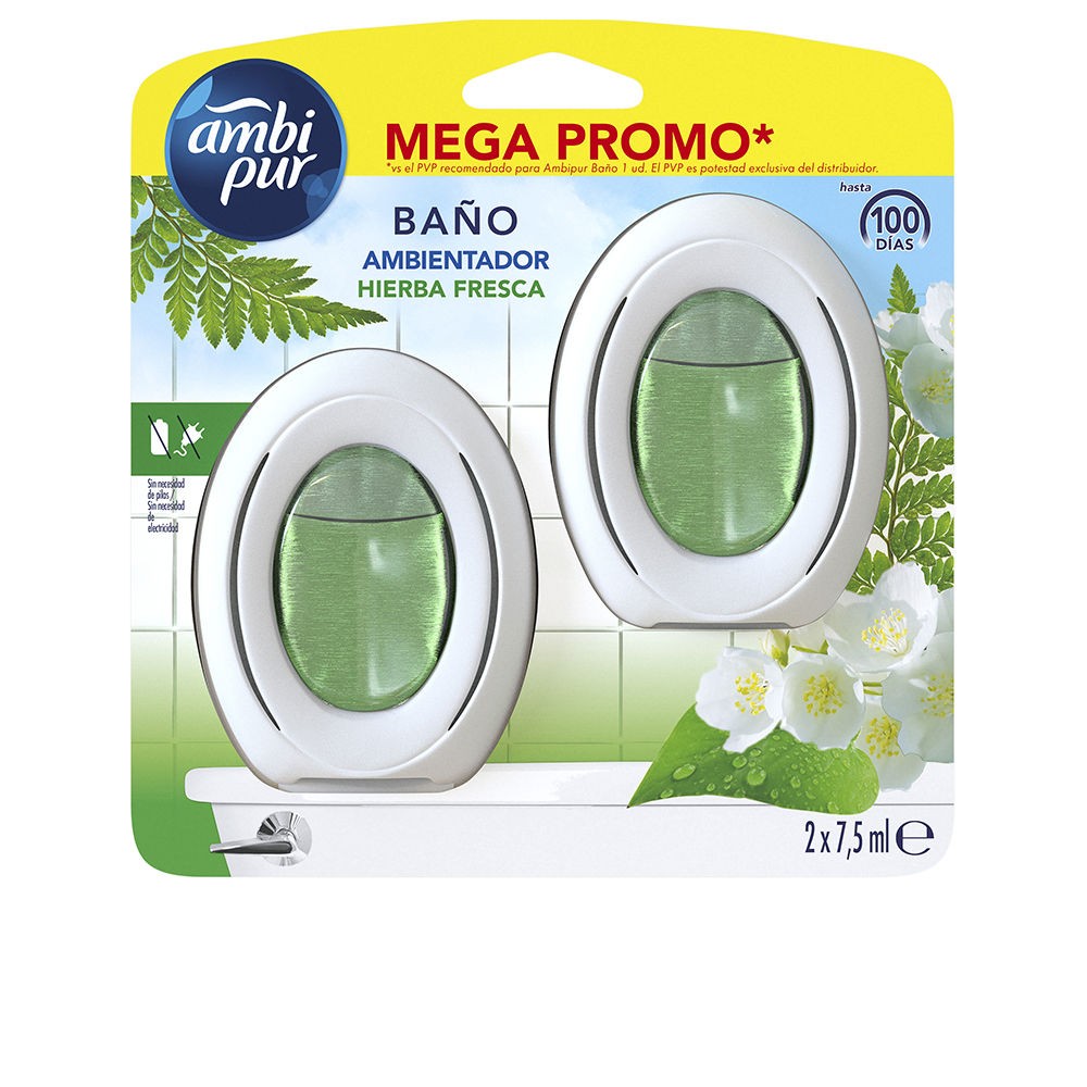 Ambi Pur Deodorante per ambienti da bagno n.freshmeadow MEGA OFFERTA 90 giorni unisex