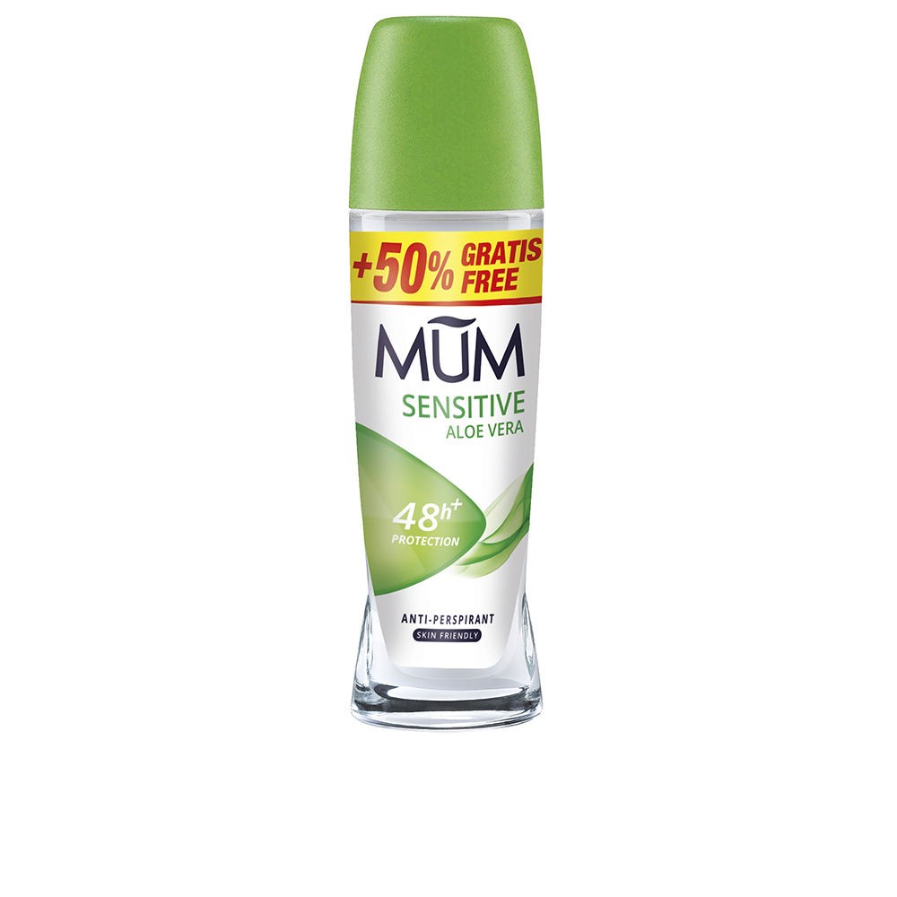 Mum Deodorante roll-on all'aloe e jojoba per pelli sensibili, 75ml unisex