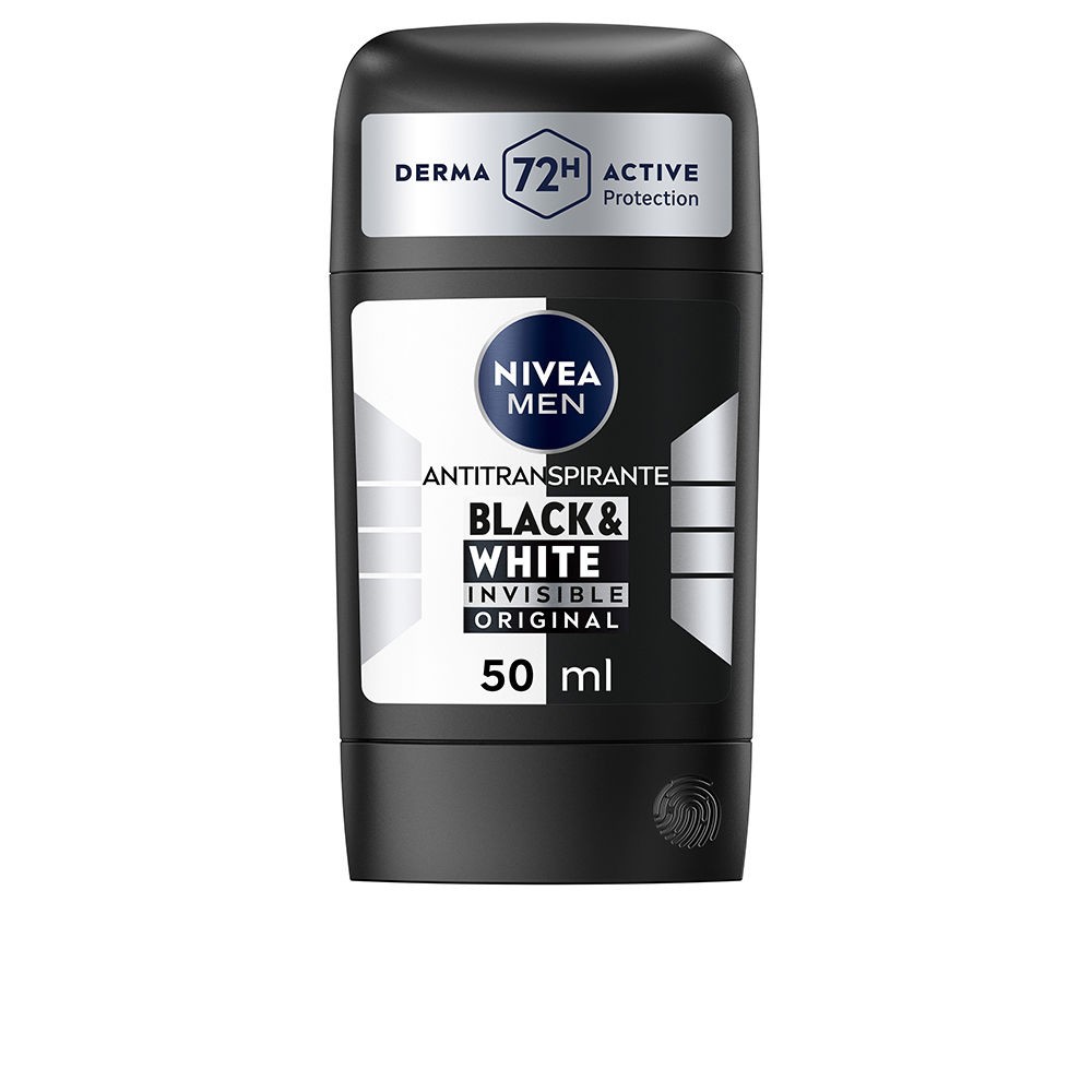 Nivea Deodorante stick MEN BLACK & WHITE INVISIBLE ORIGINAL 50ml uomo