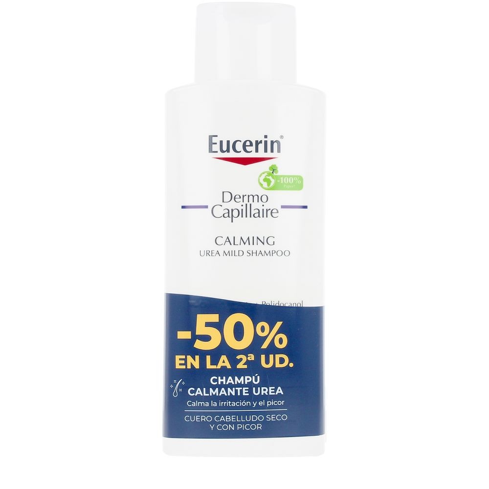 Eucerin DERMO CAPILLAIRE shampoo lenitivo all'urea, confezione da 2 x 250ml 2 x 250 ml unisex