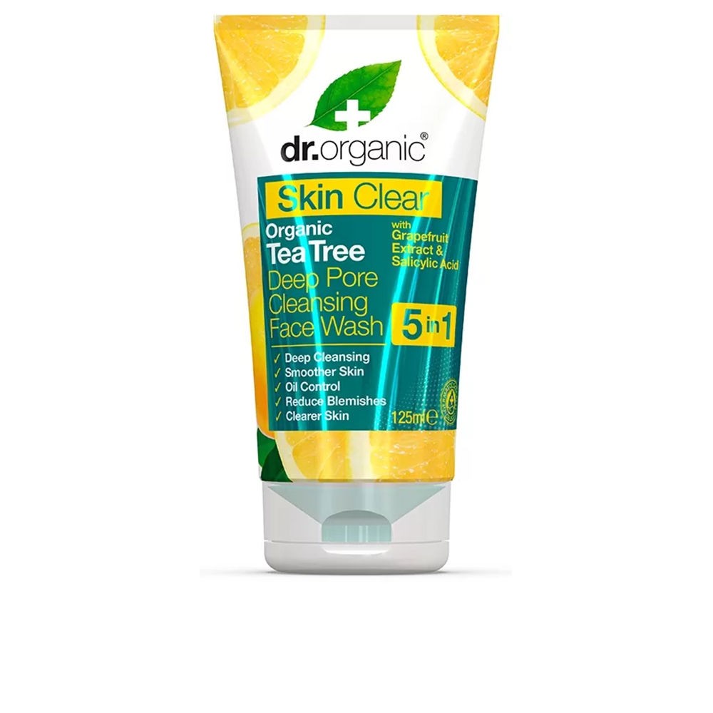 Dr. Organic Detergente viso SKIN CLEAR 125ml donna