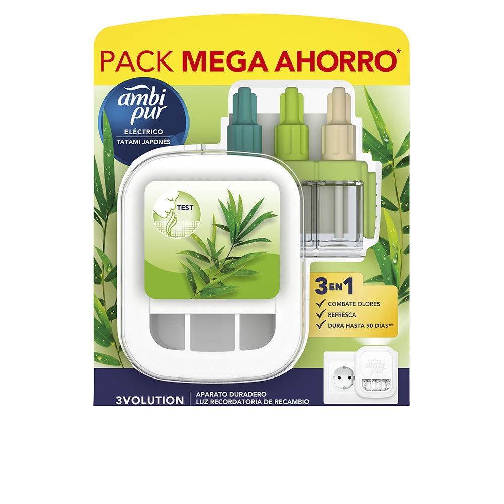 Ambi Pur Dispositivo deodorante per ambienti 3VOLUTION + ricarica n.tatami 21ml unisex
