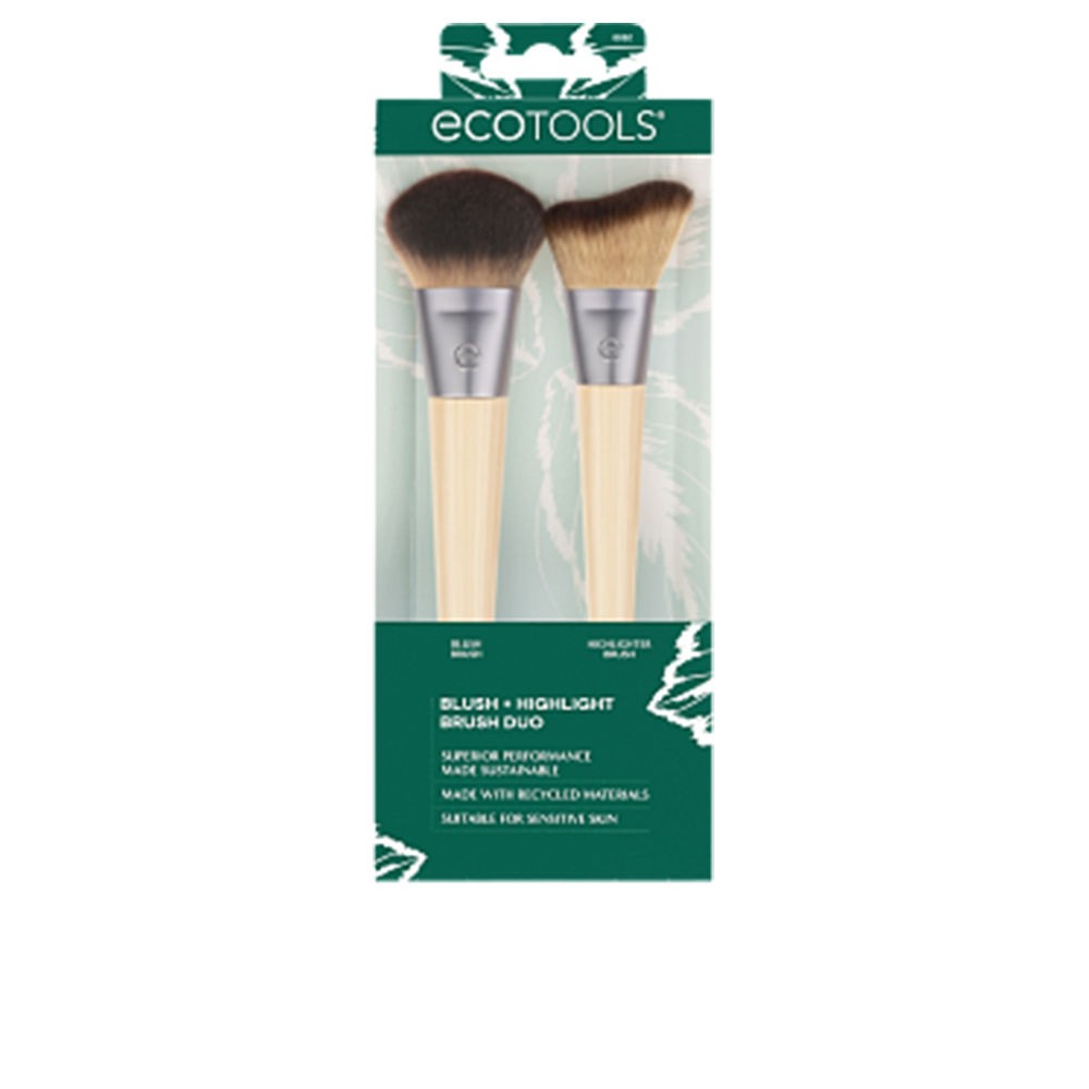 Ecotools Duo di pennelli BLUSH + HIGHLIGHT 1 u unisex