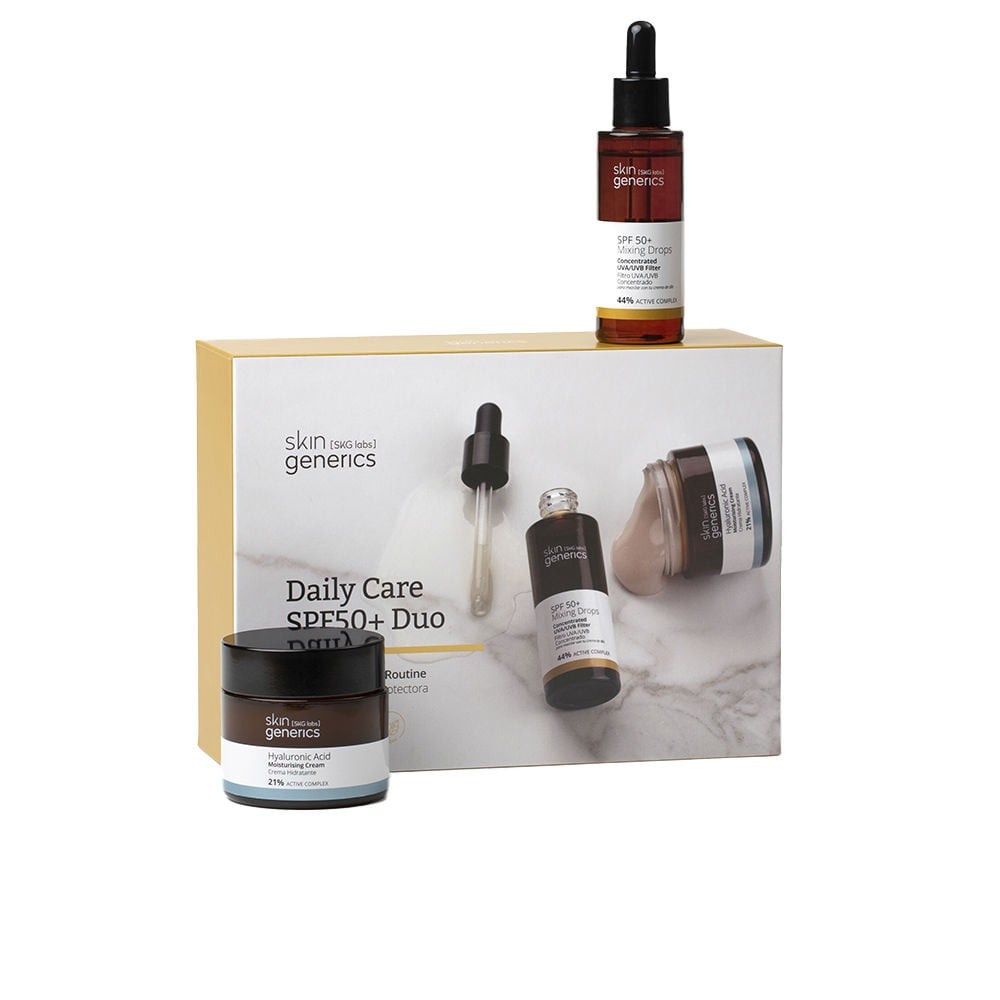 Skin Generics DUO PER LA CURA QUOTIDIANA SPF50+ 2 pezzi moisturizing cream 50 ml + UVA/UVB filter 30 ml unisex