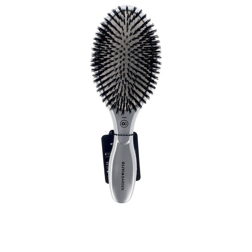 Olivia Garden EXPERT CARE OVAL Setole di cinghiale Argento 1 u unisex