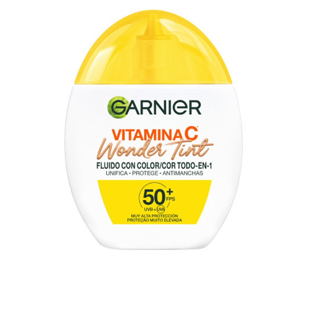 Garnier Fluido colorato alla vitamina C Wonder Tint con SPF50+ n.Media 40ml unisex