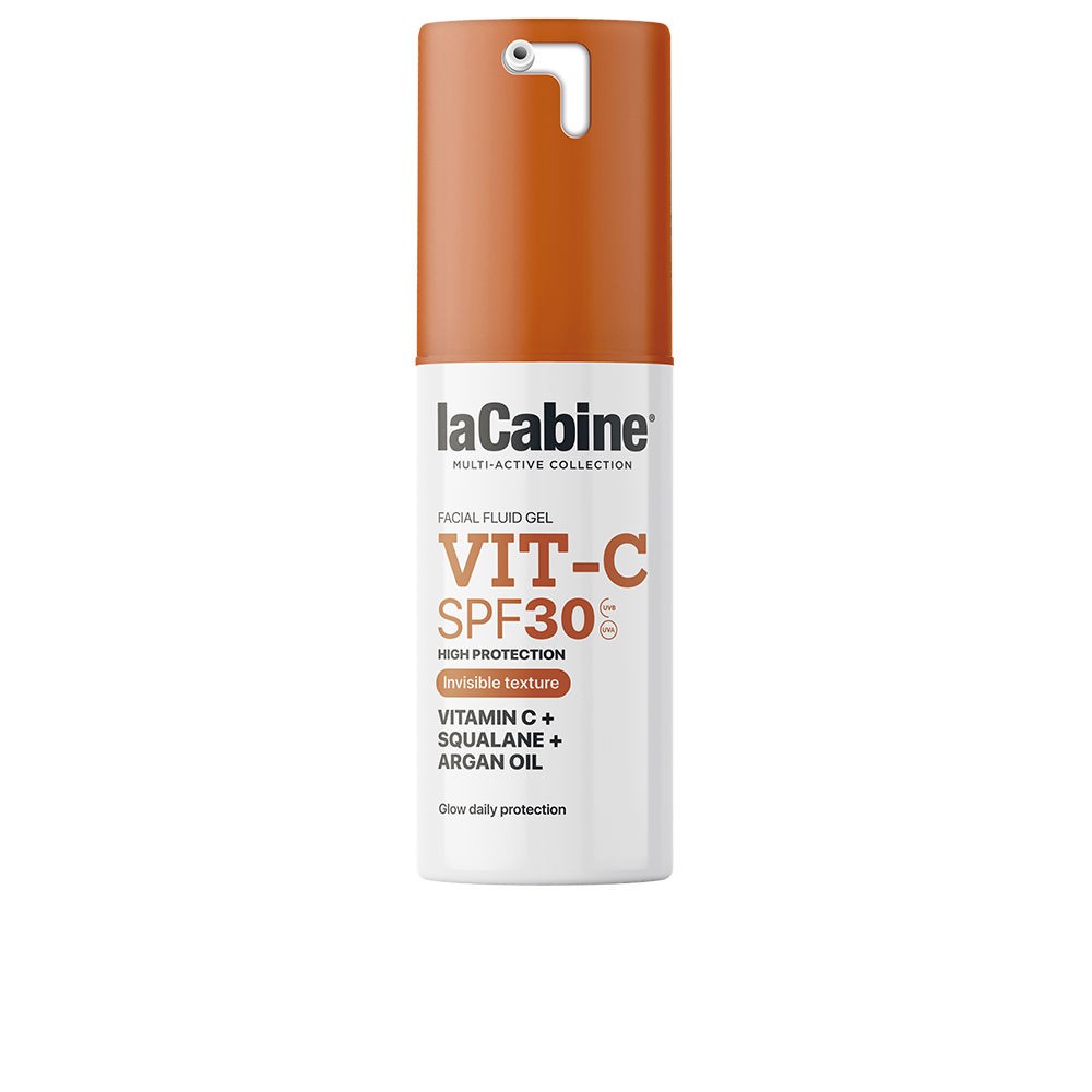 La Cabine Fluido gel viso invisibile alla vitamina C con SPF30, 30ml unisex