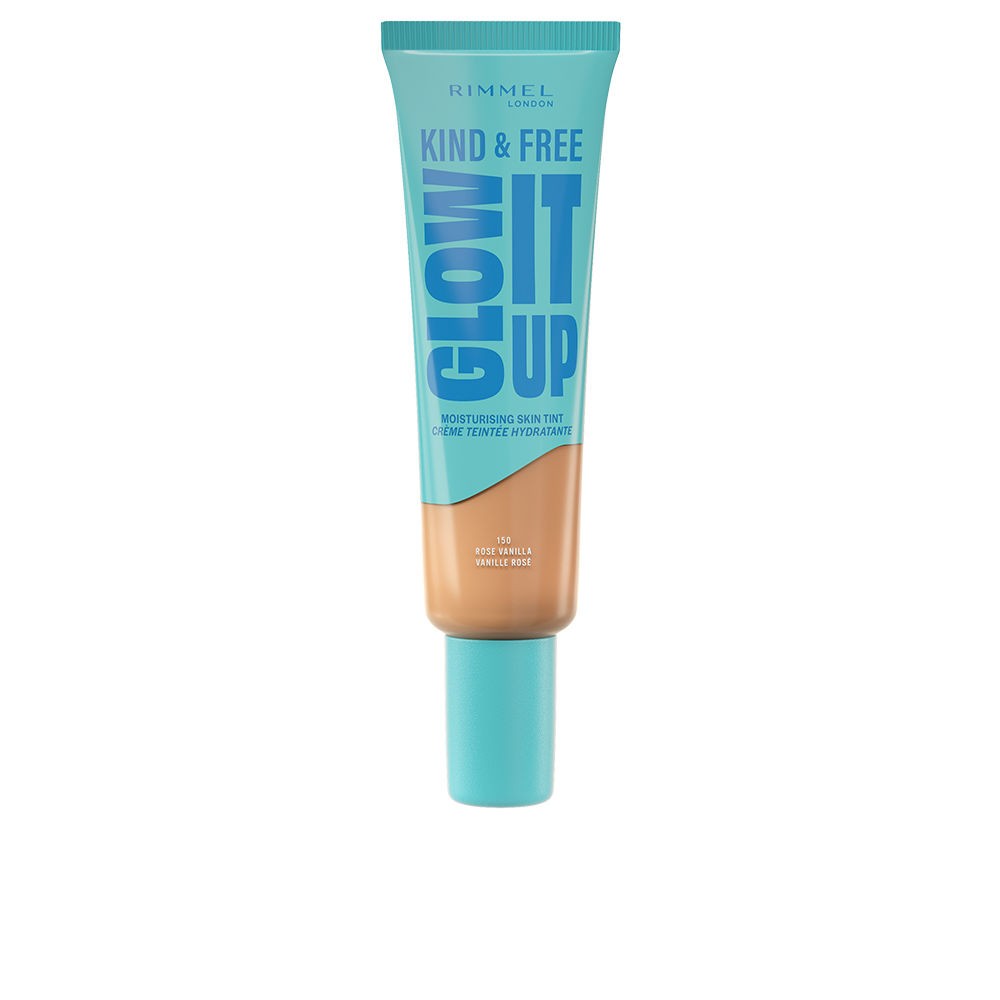 Rimmel London Fondotinta liquido KIND & FREE GLOW IT UP n.150-Rosa Vaniglia 30ml unisex