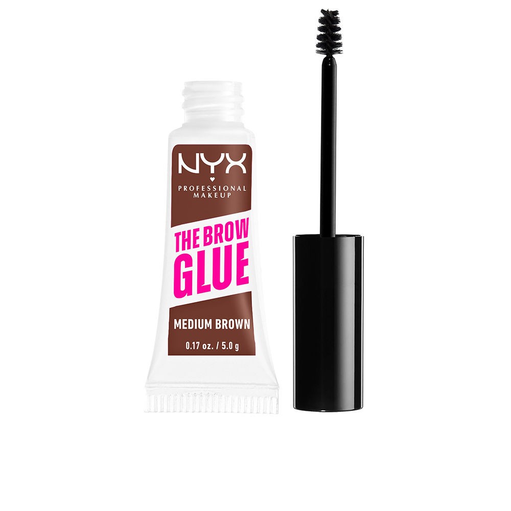 Nyx Professional Make Up Gel per sopracciglia THE BROW GLUE n.marrone medio 5gr unisex