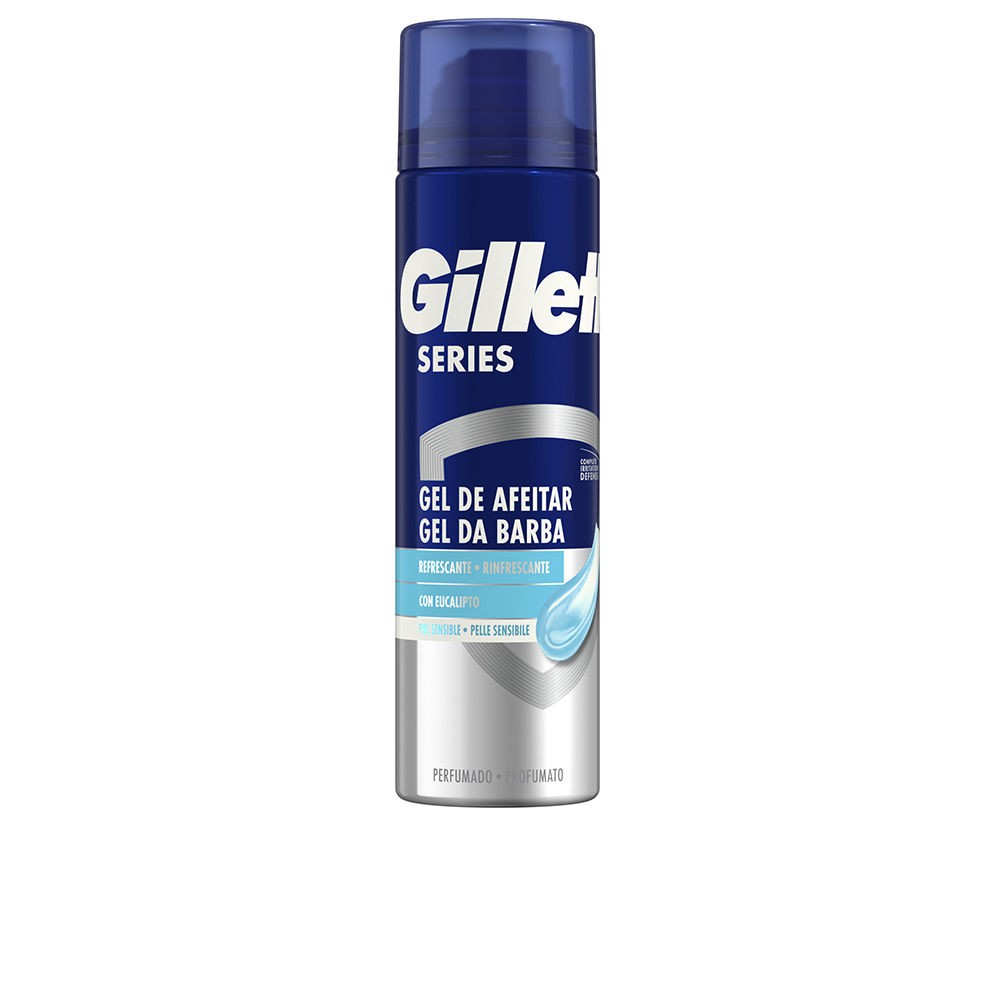 Gillette GILLETTE SERIES Gel da barba rinfrescante per pelli sensibili 200ml uomo