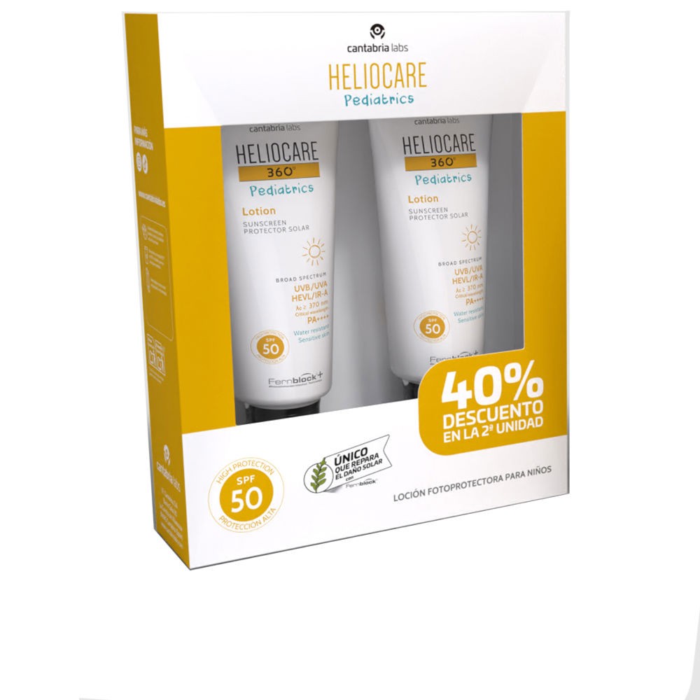 Heliocare HELIOCARE 360° PEDIATRICS lozione solare SPF50 confezione da 2 x 200ml 2 x 200 ml unisex
