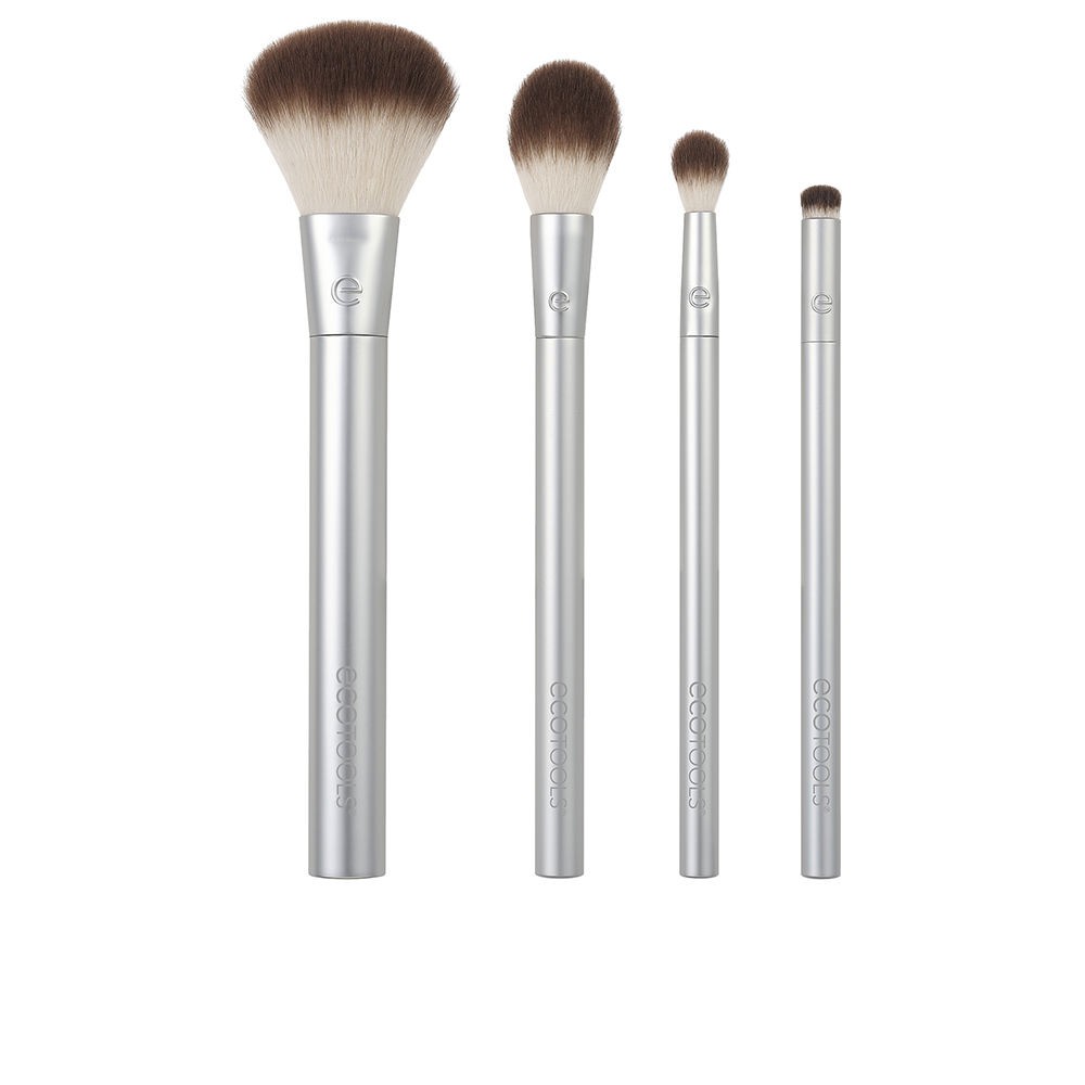 Ecotools LOTTO DI 4 GUANCETTE IN METALLO PRECOPUS 4 brushes donna