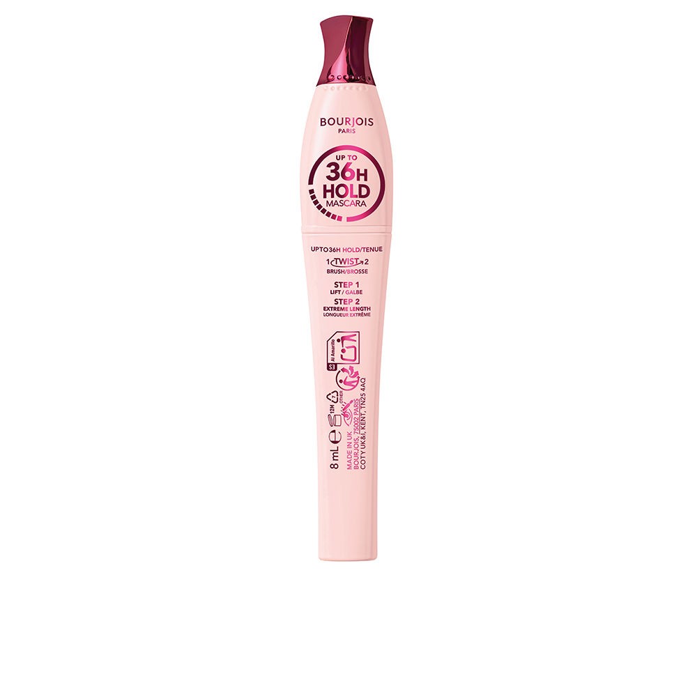 Bourjois Mascara TWIST, LIFT & FREEZE, tenuta 36 ore, 8ml unisex
