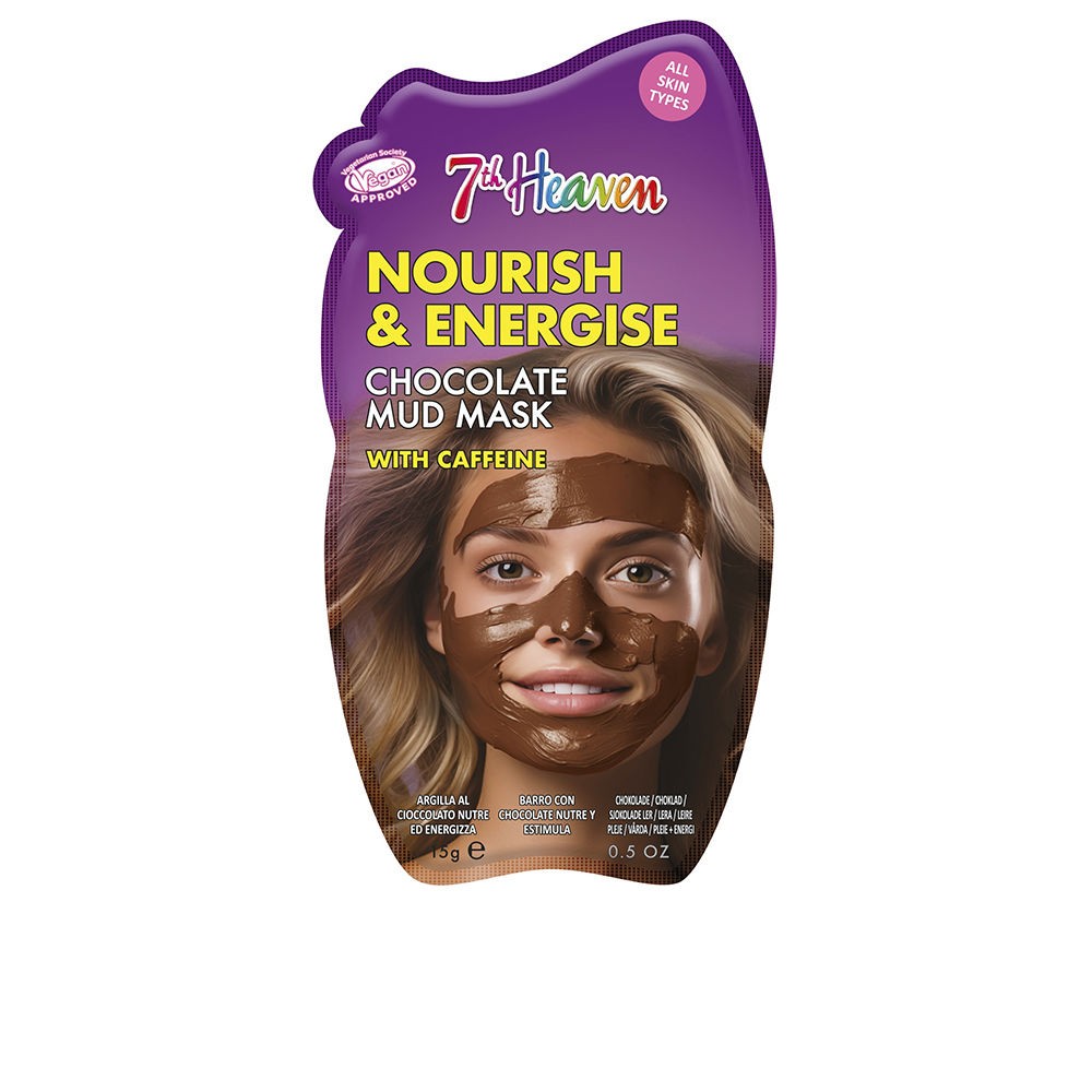 7th Heaven Maschera di fango al cioccolato nutriente ed energizzante con caffeina 15g unisex