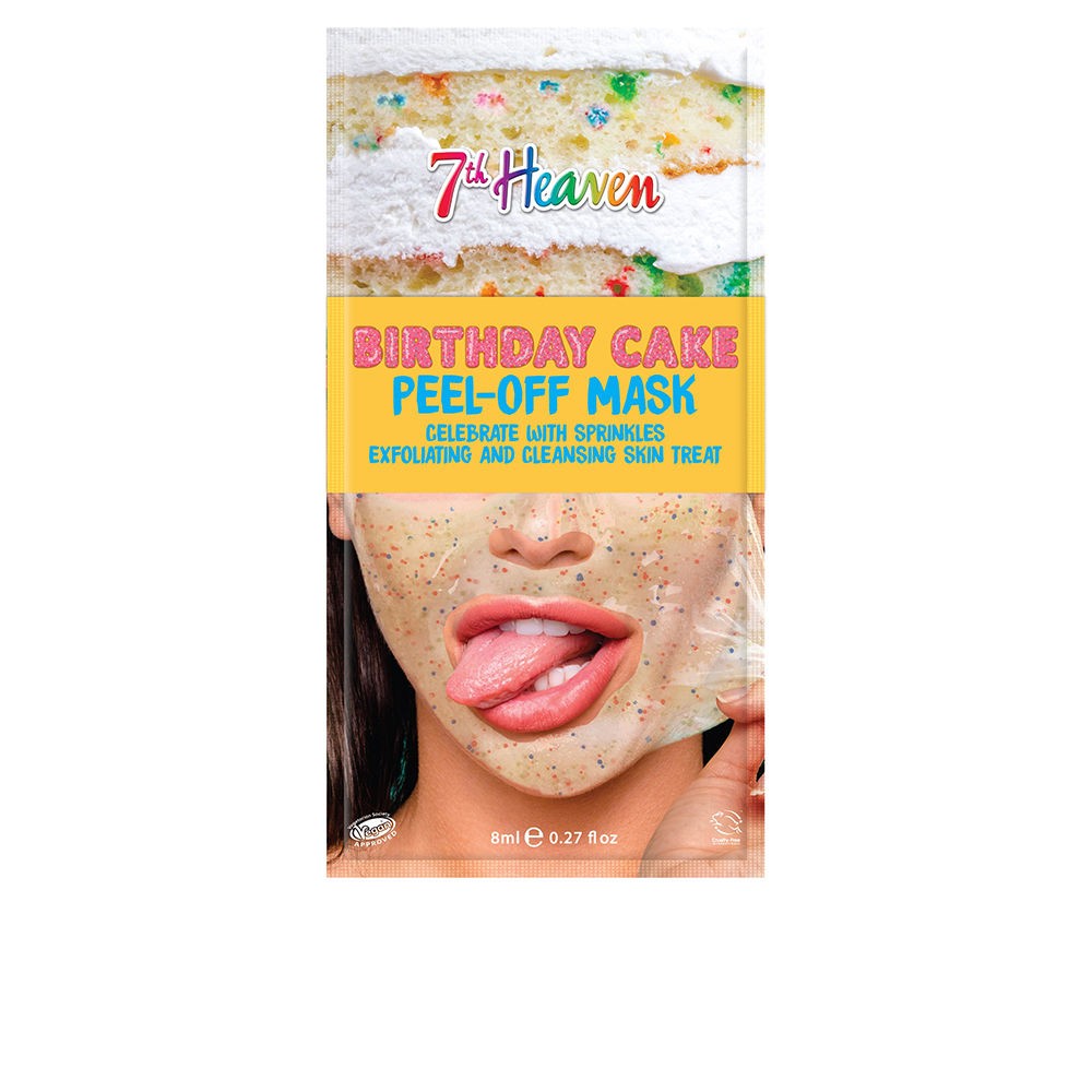7th Heaven Maschera peel-off al gusto torta di compleanno 8ml unisex