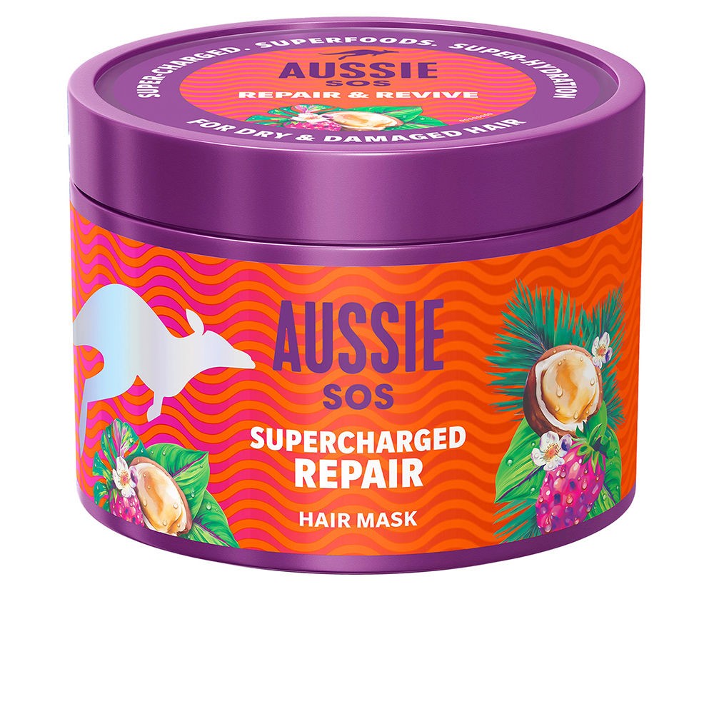 Aussie Maschera per capelli AUSSIE SOS SUPERCHARGED REPAIR 500ml donna