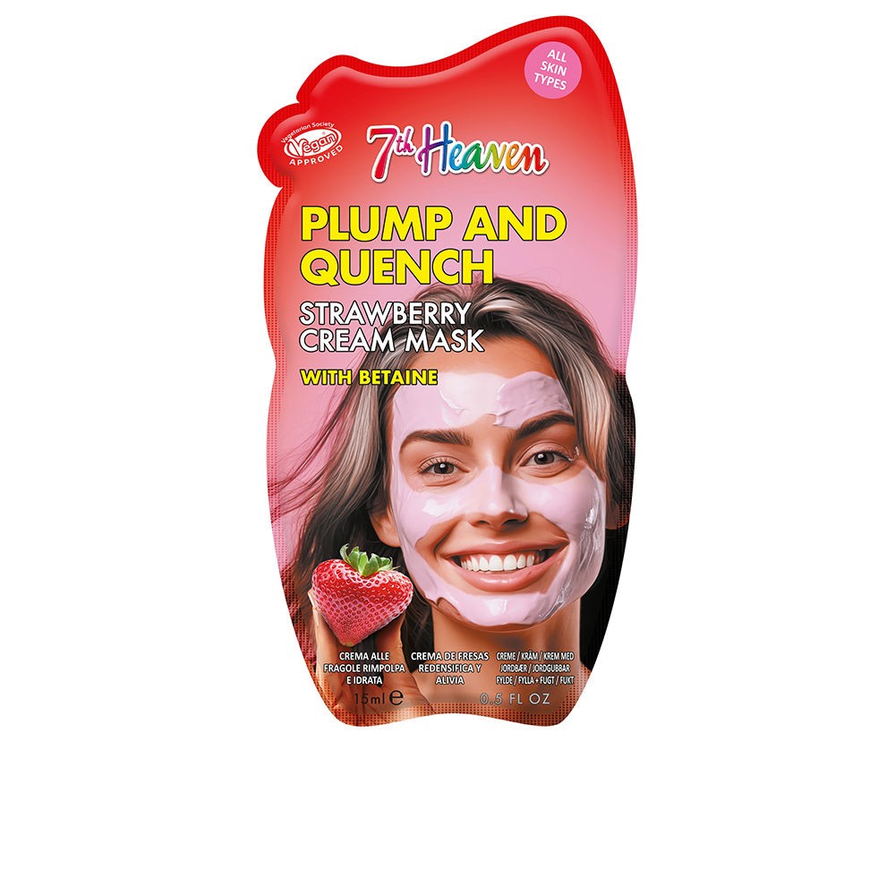 7th Heaven Maschera viso idratante e rimpolpante alla fragola 15g unisex