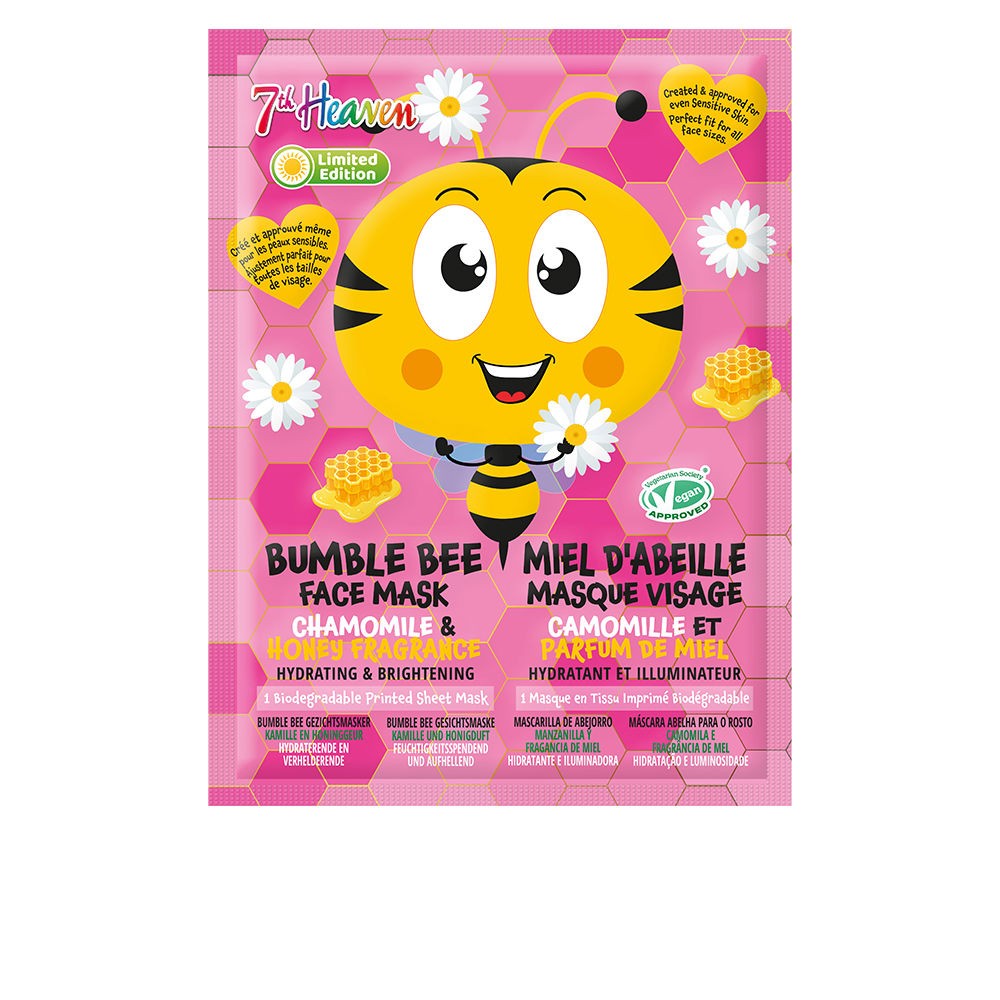 7th Heaven Mascherina in tessuto BUMBLE BEE, 1 pezzo unisex