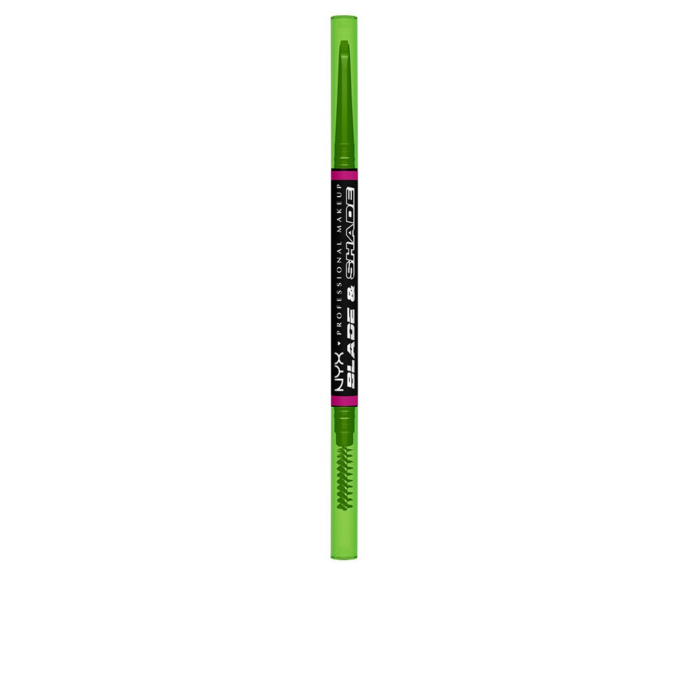 Nyx Professional Make Up Matita per sopracciglia BLADE & SHADE NANO n.12 - Nera, 1 pezzo unisex