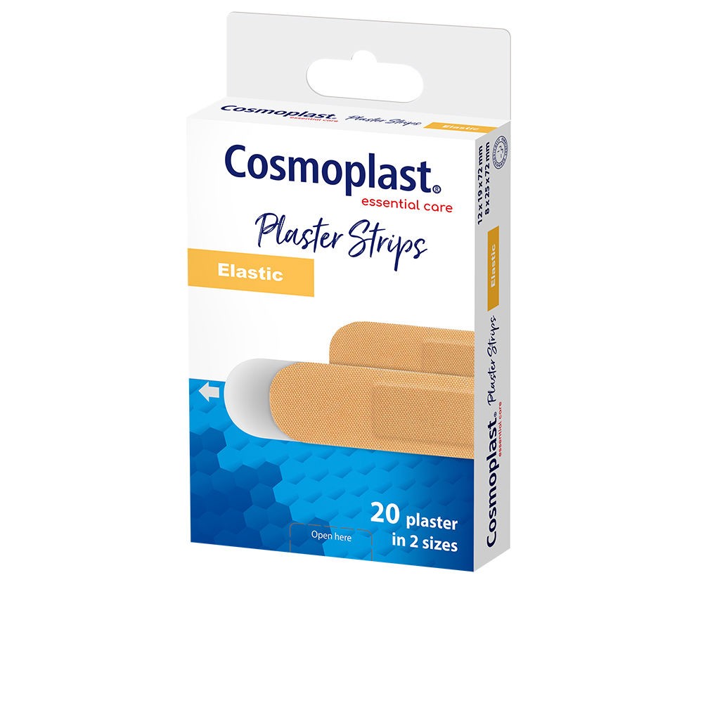 Cosmoplast Medicazioni elastiche COSMOPLAST con chiusura a zip rapida, 20 pezzi unisex
