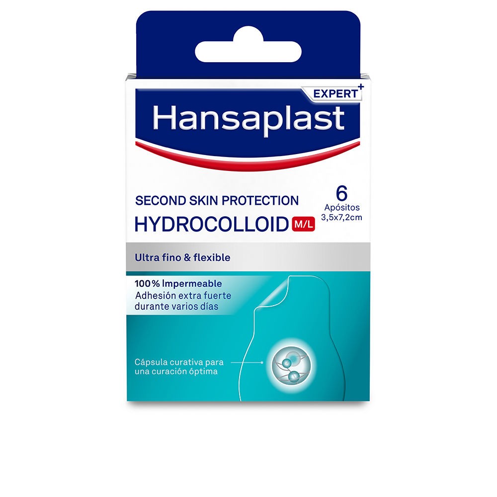 Hansaplast Medicazioni idrocolloidali SECOND SKIN PROTECTION n.M/L 6 unità unisex