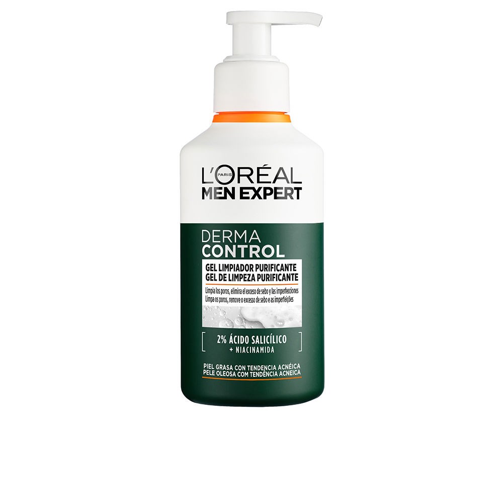 L'Oréal Paris MEN EXPERT DERMA CONTROL gel detergente purificante 260ml uomo