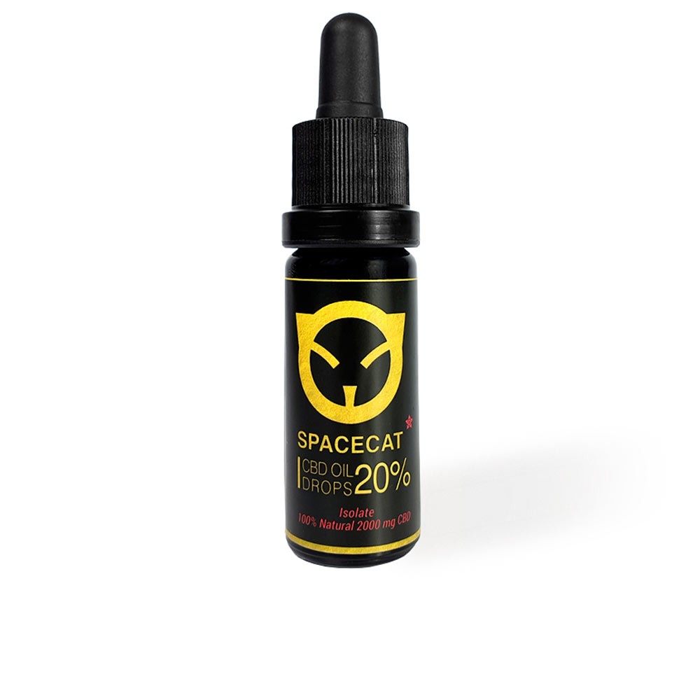 Spacecat Olio di CBD 20% 2000 mg ad ampio spettro, ricco di cannabidiolo, 10ml unisex