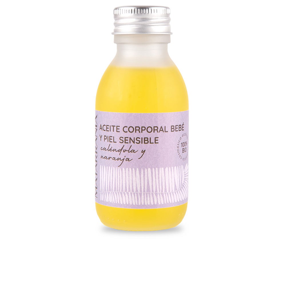 Matarrania Olio idratante delicato per neonati e pelli sensibili, 100% biologico, 100ml. unisex